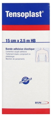 Essity Tensoplast Bande Adhésive Elastique 15 cm x 2.5 m HB