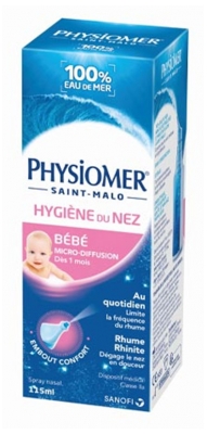 Physiomer Sanofi Hygiène Nasale Nourrissons Micro-Diffusion 115 ml