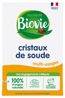 Biovie Cristaux de Soude Multi-Usages 500 Grammes