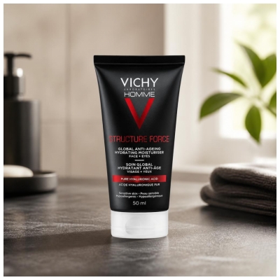 Vichy Homme Structure Force Soin Hydratant Anti-Âge 50 ml