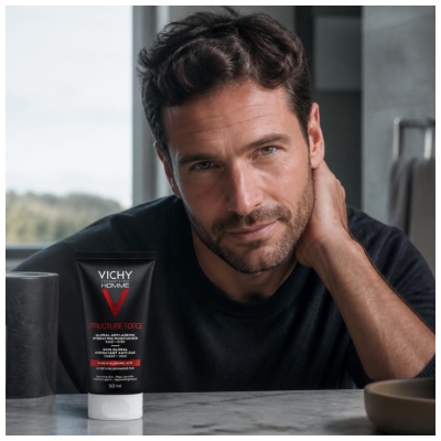 Vichy Homme Structure Force Soin Hydratant Anti-Âge 50 ml