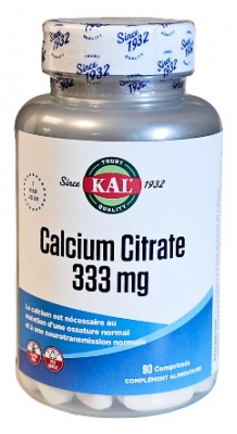 Kal Calcium Citrate 90 Comprimés