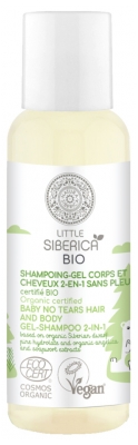 Little Siberica Gel Douche - Shampoing Sans Pleurs Corps et Cheveux Certifié Bio 50 ml