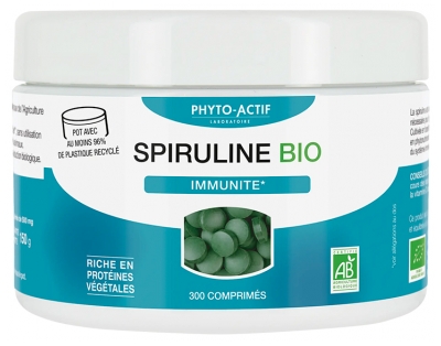 Phyto-Actif Spiruline Bio 300 Comprimés