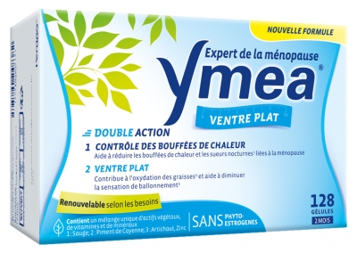 Ymea Ventre Plat Boîte de 128 Gélules