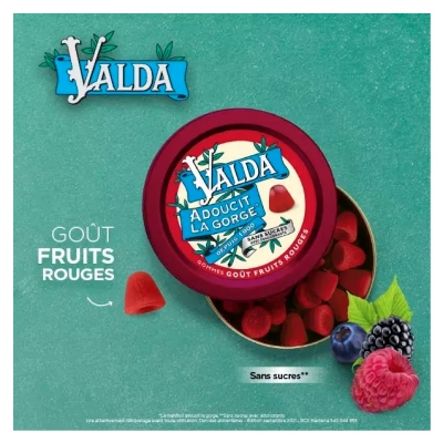 Valda Fruits Rouges 140 g