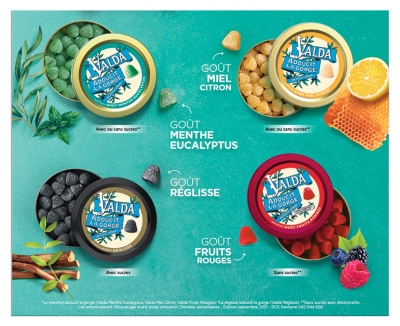 Valda Fruits Rouges 140 g