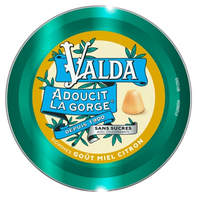 Gommes adoucissantes sans sucres au délicieux goût de miel et de citron - 140 g