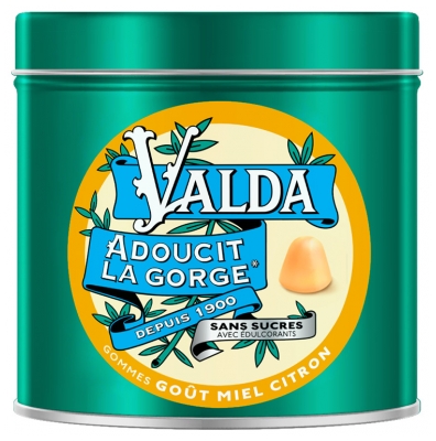 Gommes adoucissantes sans sucres au délicieux goût de miel et de citron - 140 g