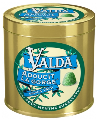 Valda Gommes Menthe Eucalyptus Adoucit la Gorge 140 g