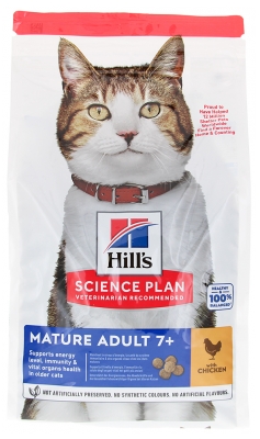 Hill's Chat Adulte 7 ans + au Poulet 1,5 kg