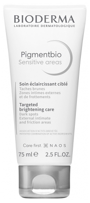 Bioderma Pigmentbio Sensitive Areas Crème Éclaircissante Corps Peaux Sensibles 75 ml