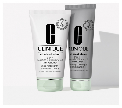 Clinique All About Clean Gommage + Masque au Charbon 2-en-1 100 ml