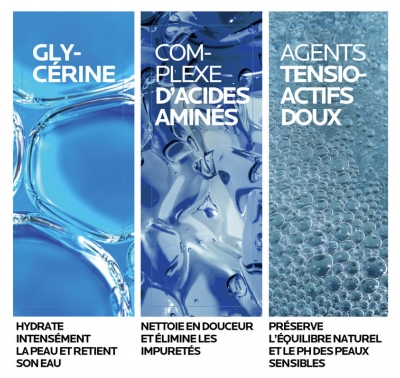 La Roche-Posay Tolériane Gel Moussant Nettoyant Peaux Sensibles à Réactives 400 ml