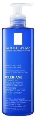La Roche-Posay Tolériane Gel Moussant Nettoyant Peaux Sensibles à Réactives 400 ml
