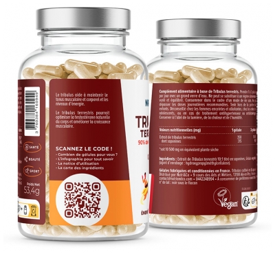 Nutri&Co Tribulus Terrestris 120 Unités