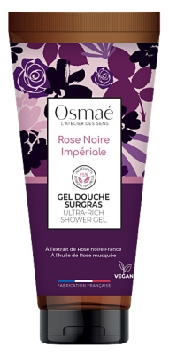 Osmaé Gel Douche Surgras Rose Noire Impériale Visage et Corps 100 ml