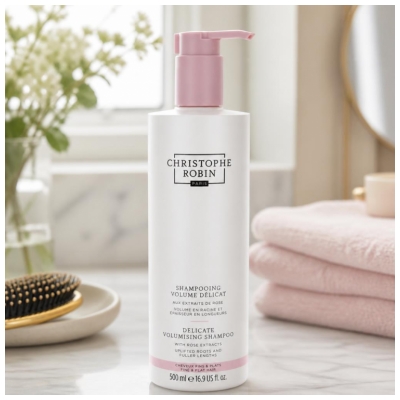 Christophe Robin Shampoing Volume Délicat (Cheveux Fins et Plats) 500 ml 