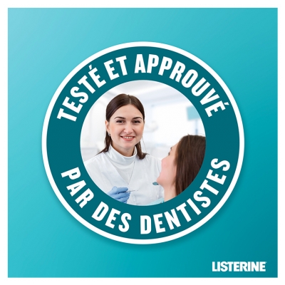 Listerine Bain de Bouche Fraîcheur Goût Plus Léger Sans Alcool 500 ml