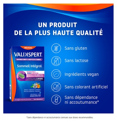 Valdispert Sommeil Intégral Lot de 2 x 30 Unités Offre Spéciale