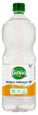Biovie Vinaigre Ménager 20° Senteur Eucalyptus - Éco-Recharge - Parfum : Citron