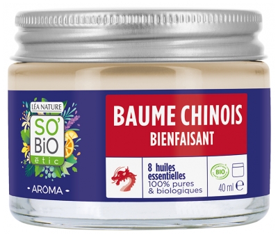 Léa Nature SO BIO étic Aroma Baume Chinois Bienfaisant Biologique 40 ML