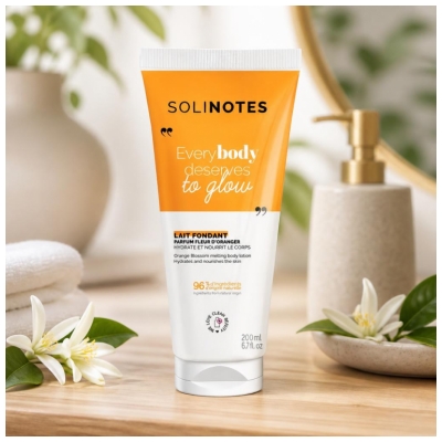 Solinotes Fleur d'Oranger Lait Fondant Hydratant et Nourrissant 200 ml