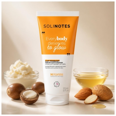 Solinotes Fleur d'Oranger Lait Fondant Hydratant et Nourrissant 200 ml