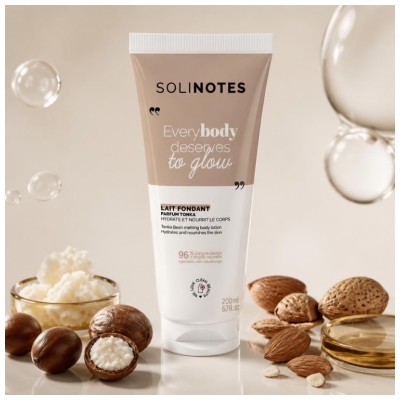 Solinotes Tonka Lait Fondant Hydratant et Nourrissant 200 ml