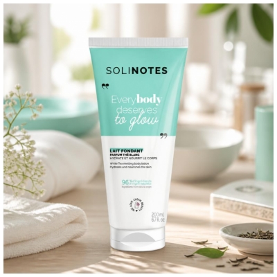 Solinotes Thé Blanc Lait Fondant Hydratant et Nourrissant 200 ml