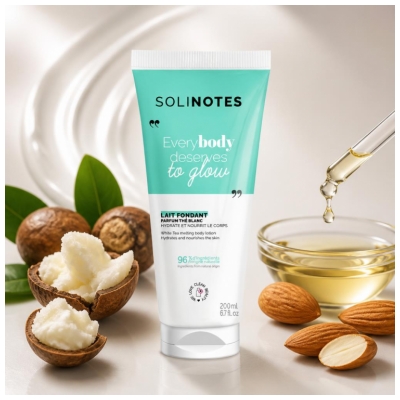 Solinotes Thé Blanc Lait Fondant Hydratant et Nourrissant 200 ml