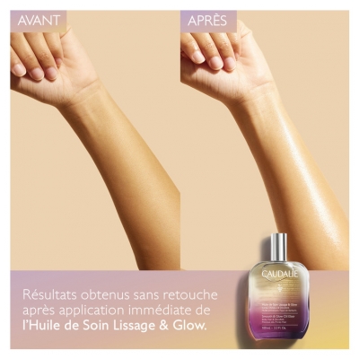 Caudalie Huile de Soin Lissage & Glow Corps Cheveux Décolleté 100 ml