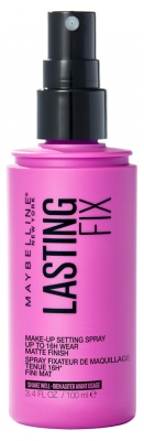 Maybelline New York Lasting Fix Spray Fixateur de Maquillage Fni Mat 100 ml