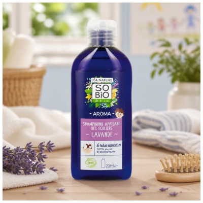 Léa Nature SO BIO étic Aroma Shampoing Apaisant des Écoliers Biologique 200 ML