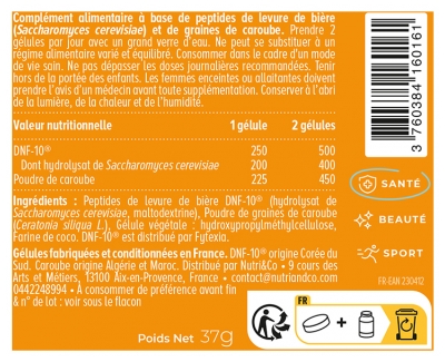 Nutri&Co Coupe-Faim Minceur et Satiété 60 Gélules