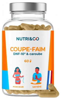 Nutri&Co Coupe-Faim Minceur et Satiété 60 Gélules