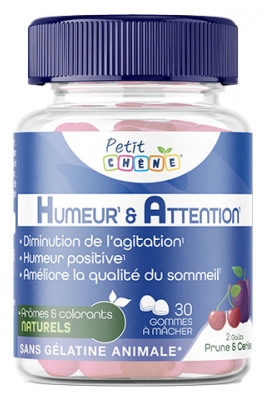 Les 3 Chênes Petit Chêne Humeur & Attention 30 Gommes à Mâcher
