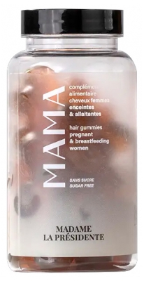 Madame la Présidente MAMA Cheveux Pour les Femmes Enceintes et Allaitantes 60 Gummies