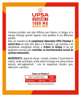 Upsa Vitamine c 1000 mg Sachets-Doses