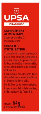 Upsa Vitamine c 1000 mg Comprimés à Croquer