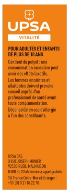 UPSA Vitalité Vitamine C 500 mg 30 Comprimés à Croquer Goût Orange