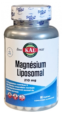 Kal Magnésium Liposomal 60 Capsules Végétales