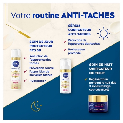 Nivea Cellular Luminous630 Soin de Jour Anti-Taches SPF50 40 ml