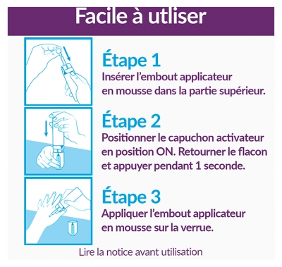 Excilor Cerruxite Traitement des Verrues par Cryothérapie 50 ml