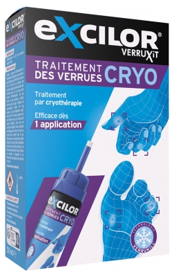 Excilor Cerruxite Traitement des Verrues par Cryothérapie 50 ml