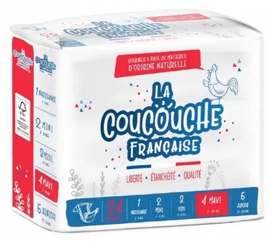La Coucouche Française 20 Couches Naturelles Taille 4 (7-18 kg)