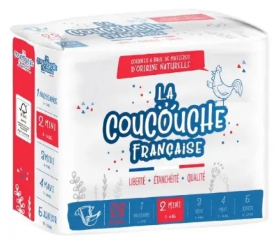 La Coucouche Française 20 Couches Naturelles Taille 2 (3-6 kg)