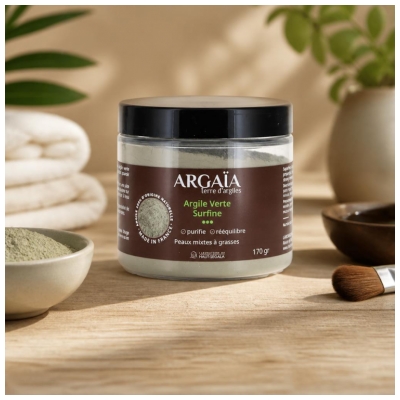 Argaïa Argile Verte Surfine 170 Grammes