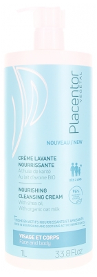 Placentor Végétal Crème Lavante Nourrissante Visage et Corps 1 Litre