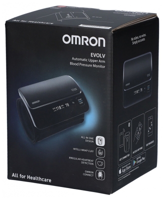 Omron EVOLV Tensiomètre Électrique Automatique au Bras Tout en Un